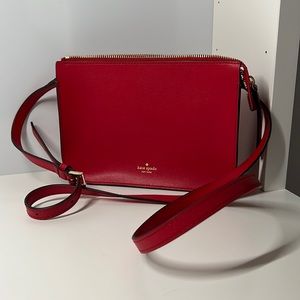 Kate spade red crossbody